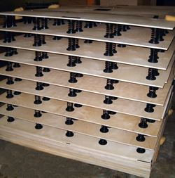 Skidded Spring Floor