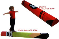 Crayon-Pencil Balance Beam