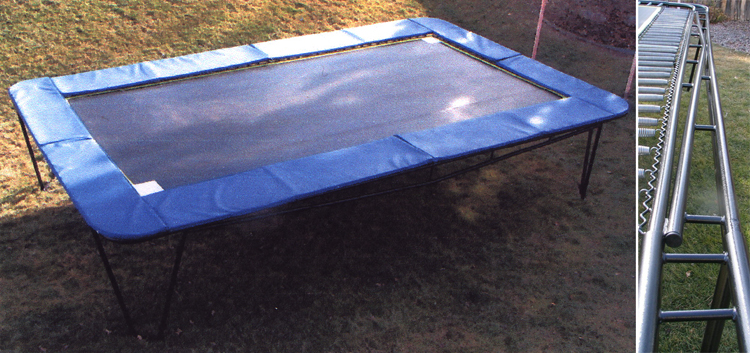 Straight Frame Trampoline