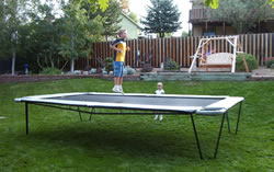 6' x 12' Rectangular V-out Trampoline