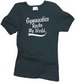 Gymnastics Rocks My World T-shirt