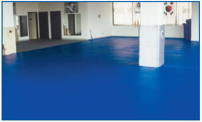 Seamless Flooring with structural uprights