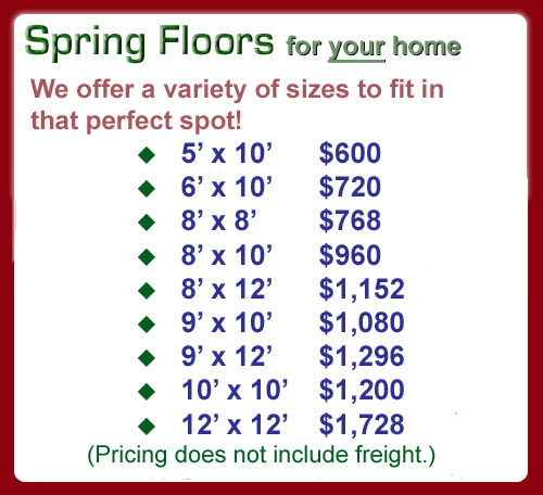 Home Spring Floor Pricing