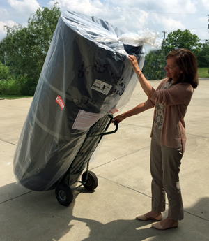 Moving Carpet Bonded Foam