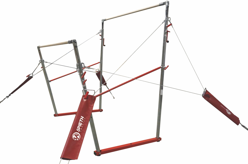 A - All-American Uneven Bars w/Natural Fiber Competition Rails - SA