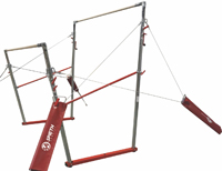 A - All-American Uneven Bars w/Natural Fiber Competition Rails - SA