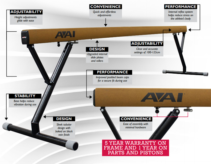 A - EVO-Elite RA Balance Beam - AAI