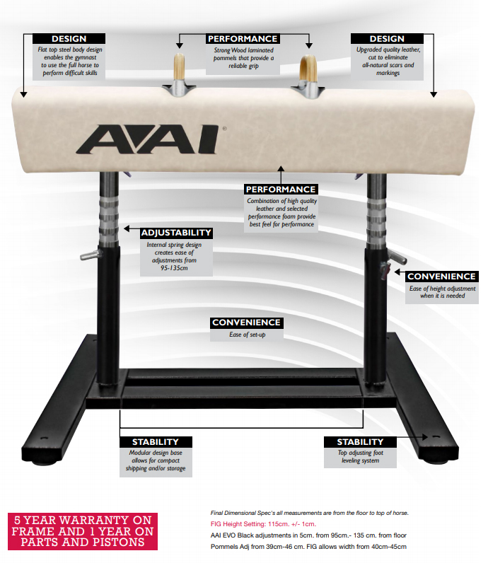 EVO-Elite Pommel Horse - AAI