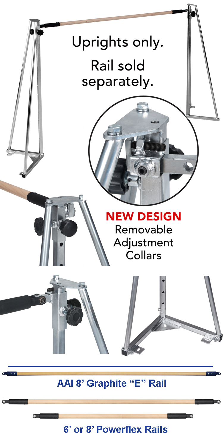 B - Single Bar - Adjustable, Boltdown