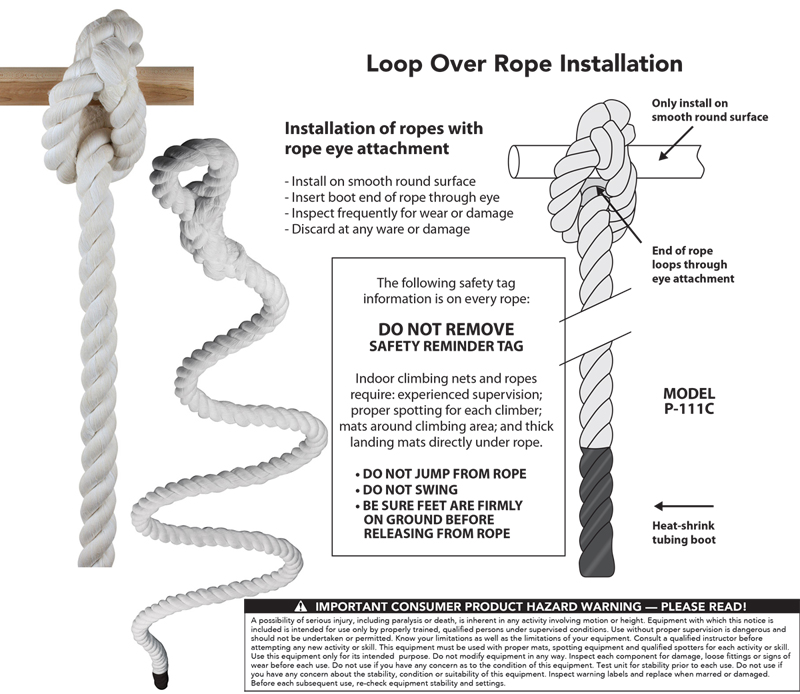 Loop Over Cotton Rope