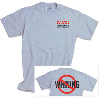 Winners train T-shirt